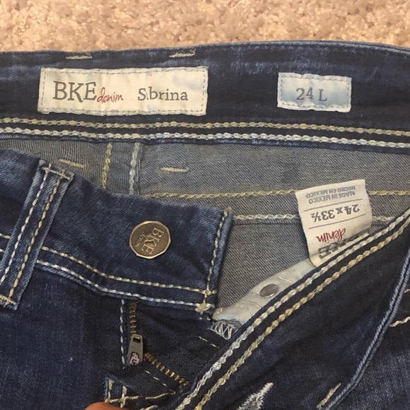 BKE Jeans size 24Long (24x33 1/2)) - Picture 3 of 3